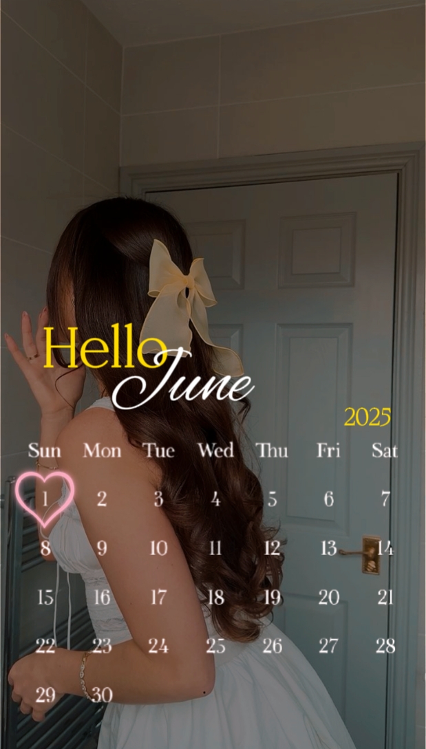 Olá Calendário de Junho 