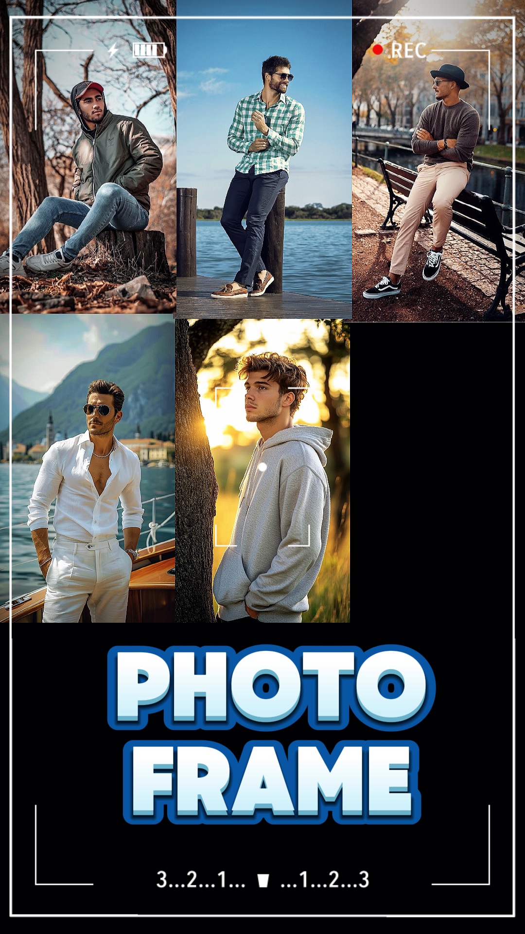 Plantilla de marco de fotos