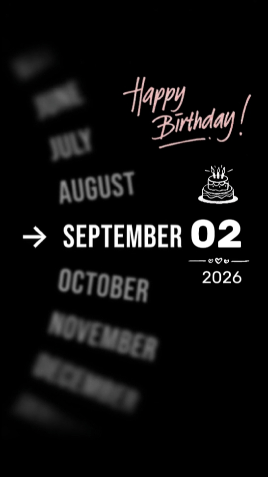 ANNIVERSAIRE SON 2 SEPTEMBRE