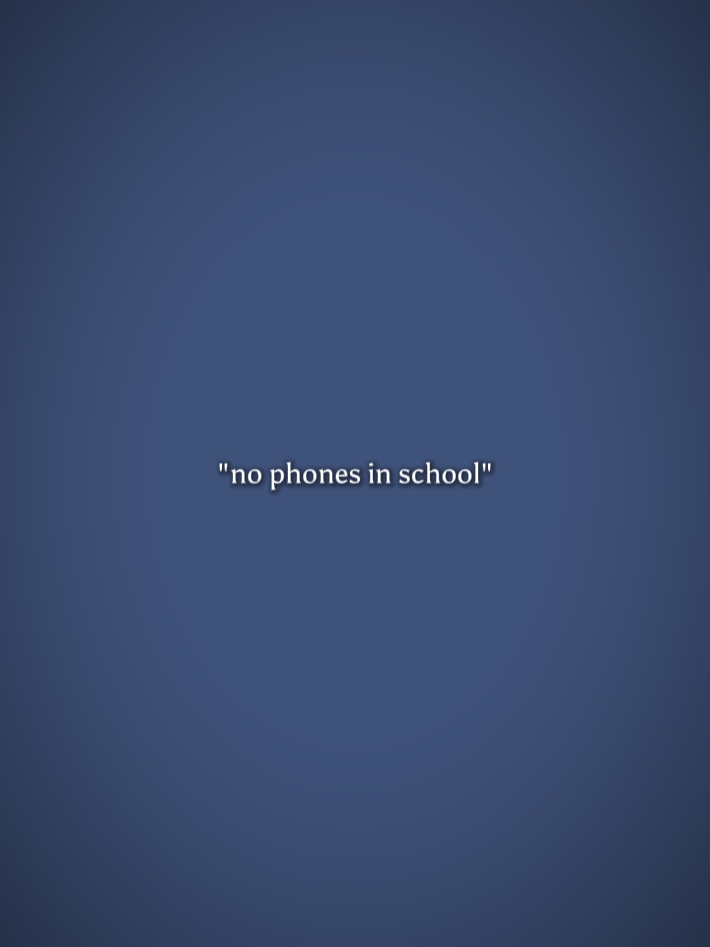 no phones 