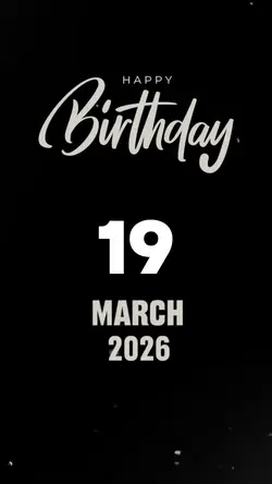 19 MARCH BIRTHDAY