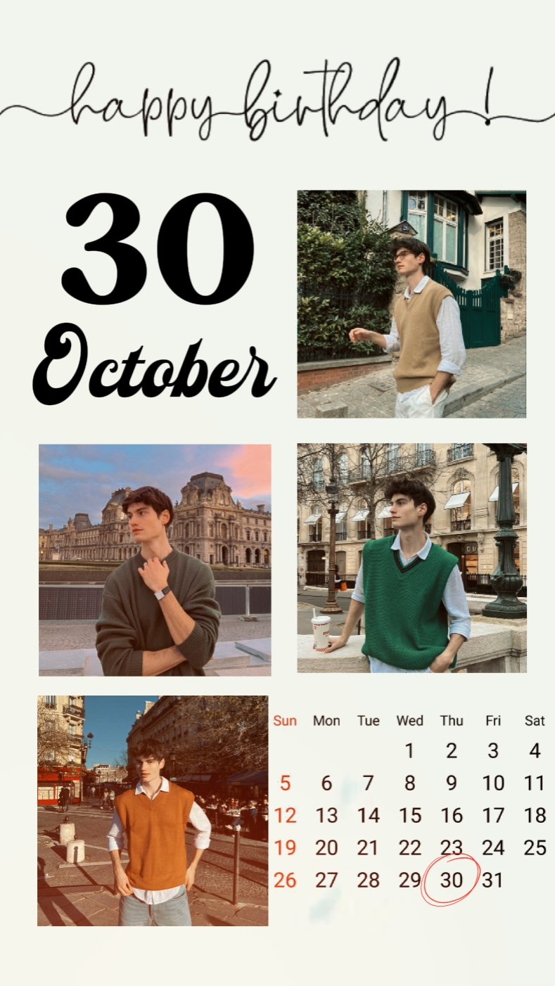 ANNIVERSAIRE 30 OCTOBRE