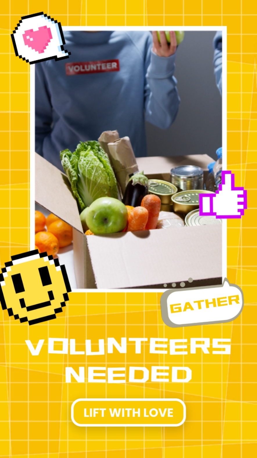 Minimalist Style Volunteer Community Events Business Templates