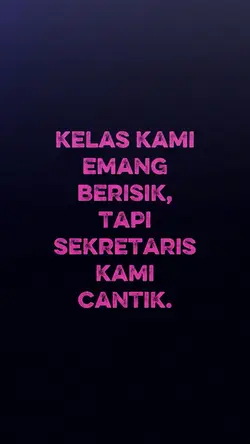 kelas kami berisik