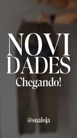 Novidades chegando