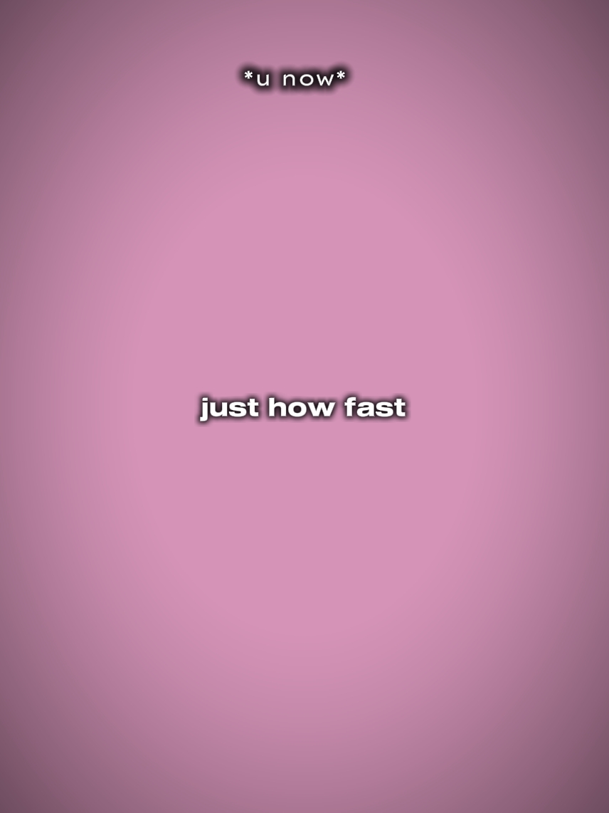 how fast the night! 