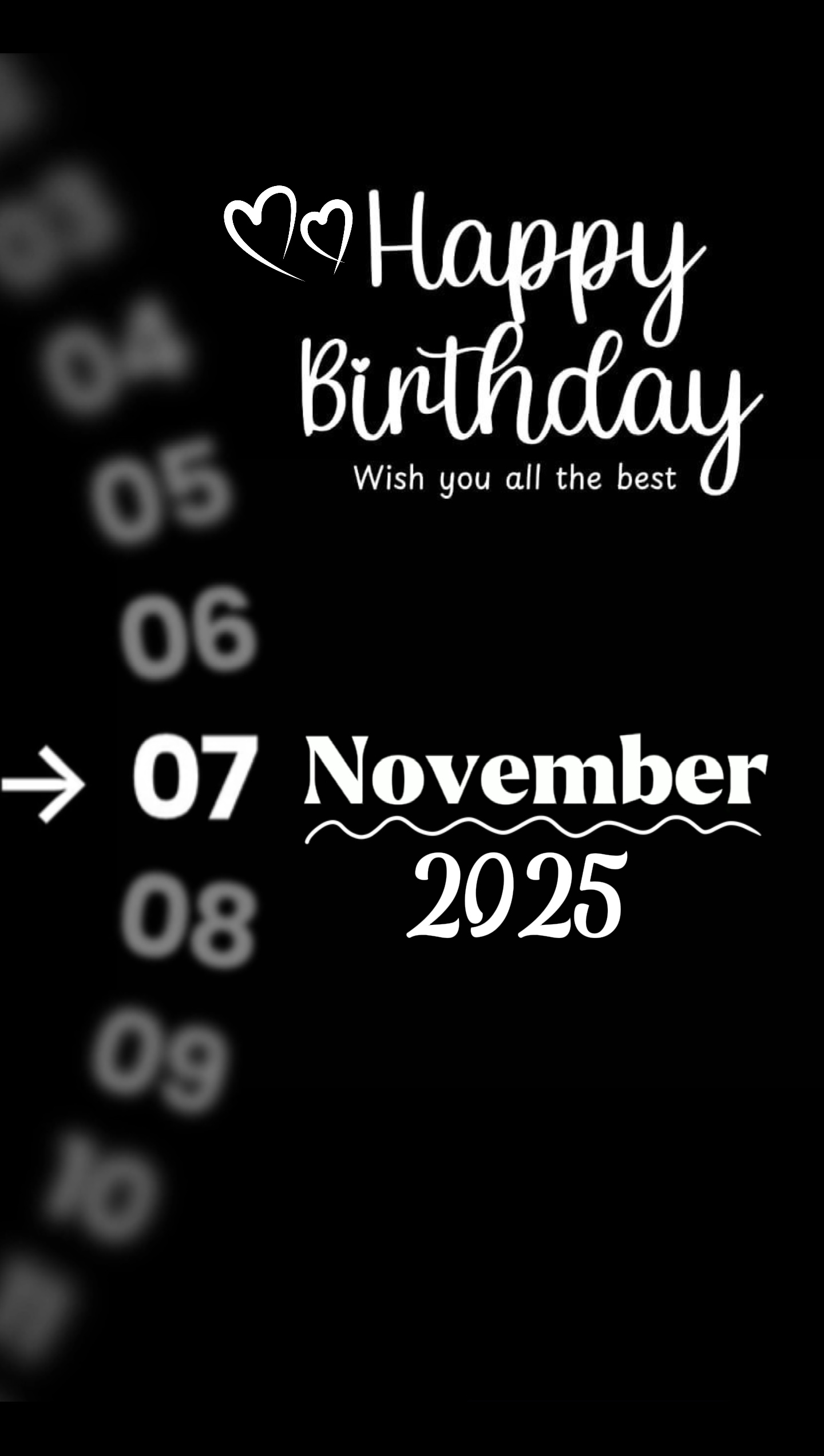 selamat ulang tahun 07nov