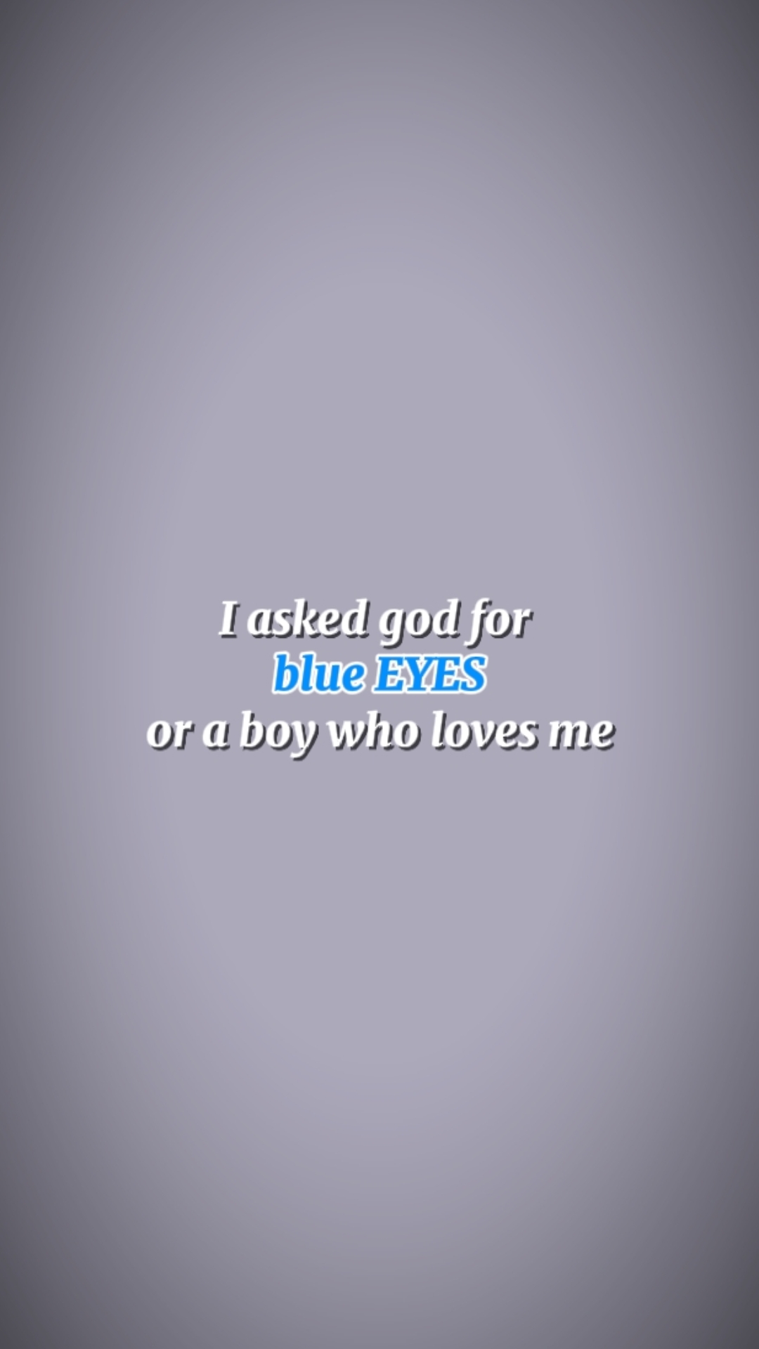 Blaue Augen 