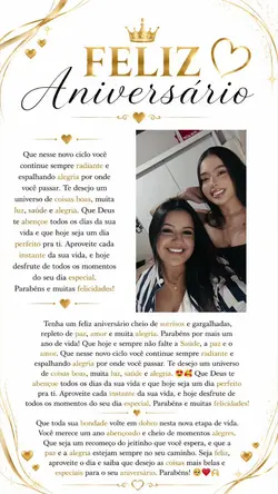 Feliz aniversário 