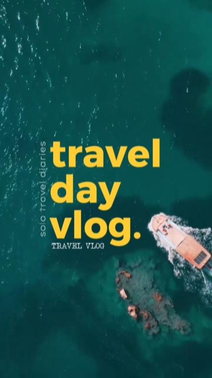 seyahat günü vlog 'u