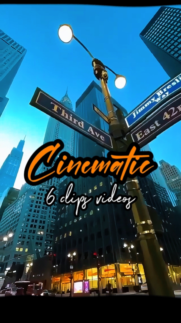 6 CLIPES CINEMÁTICOS