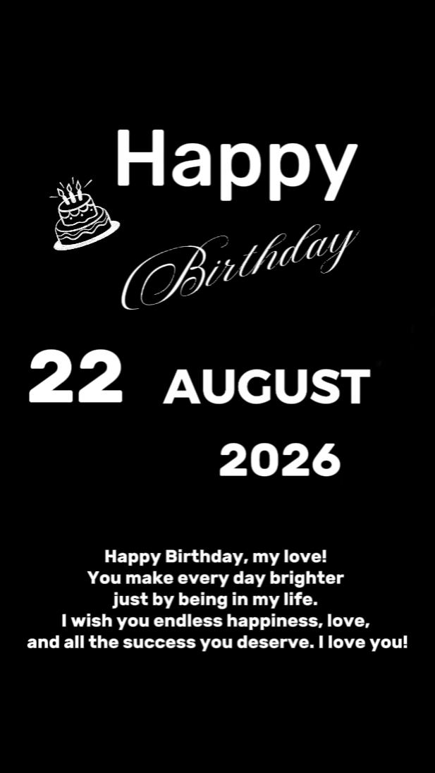Joyeux anniversaire