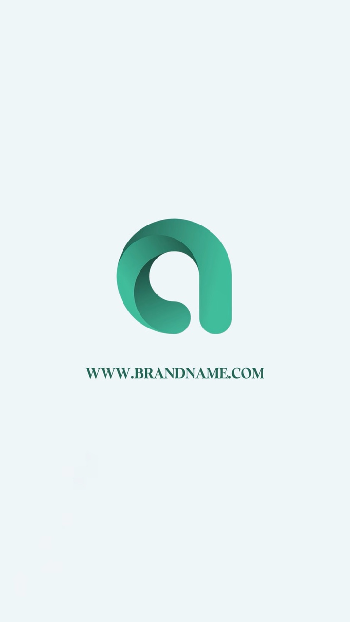 Plantilla de LOGOTIPO de introducción de estilo minimalista