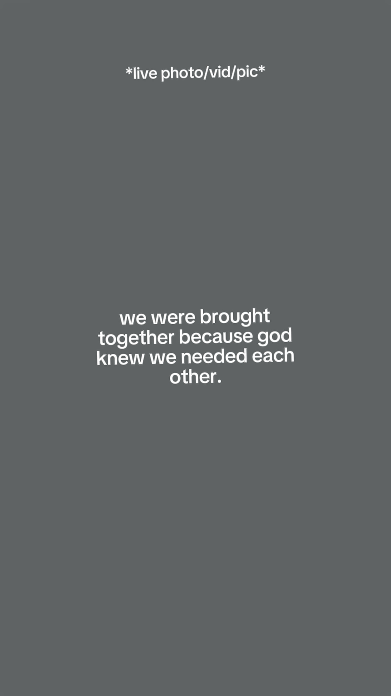 we were brought 