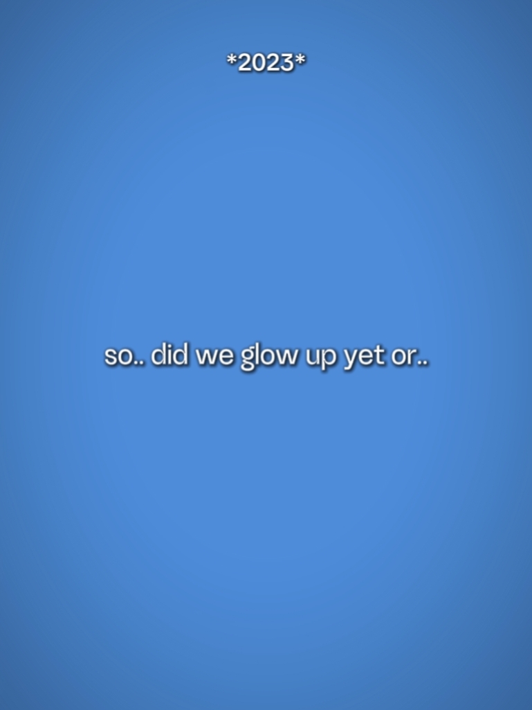avons-nous g l o w u p?