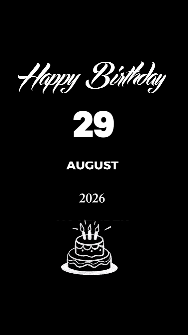 HBDY BABY 29 AUGUST