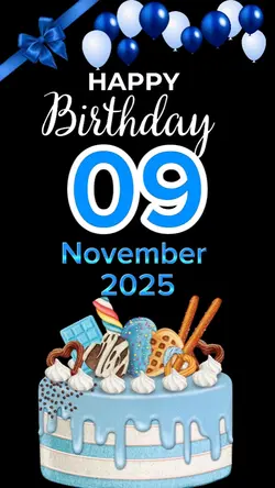 HBD 09 NOVEMBER 