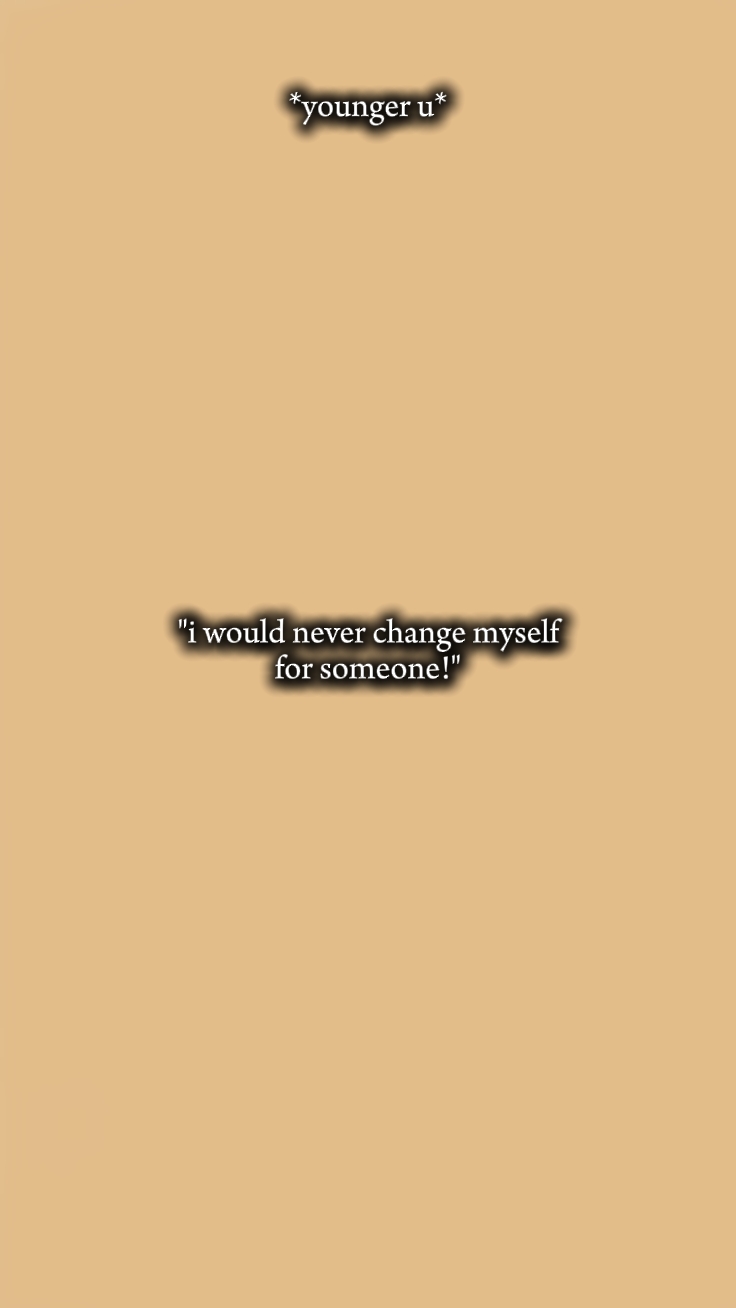 never change