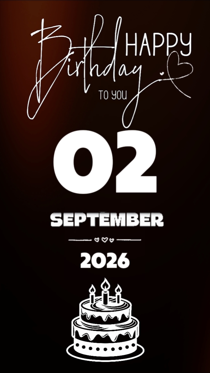 Hbd 02 september