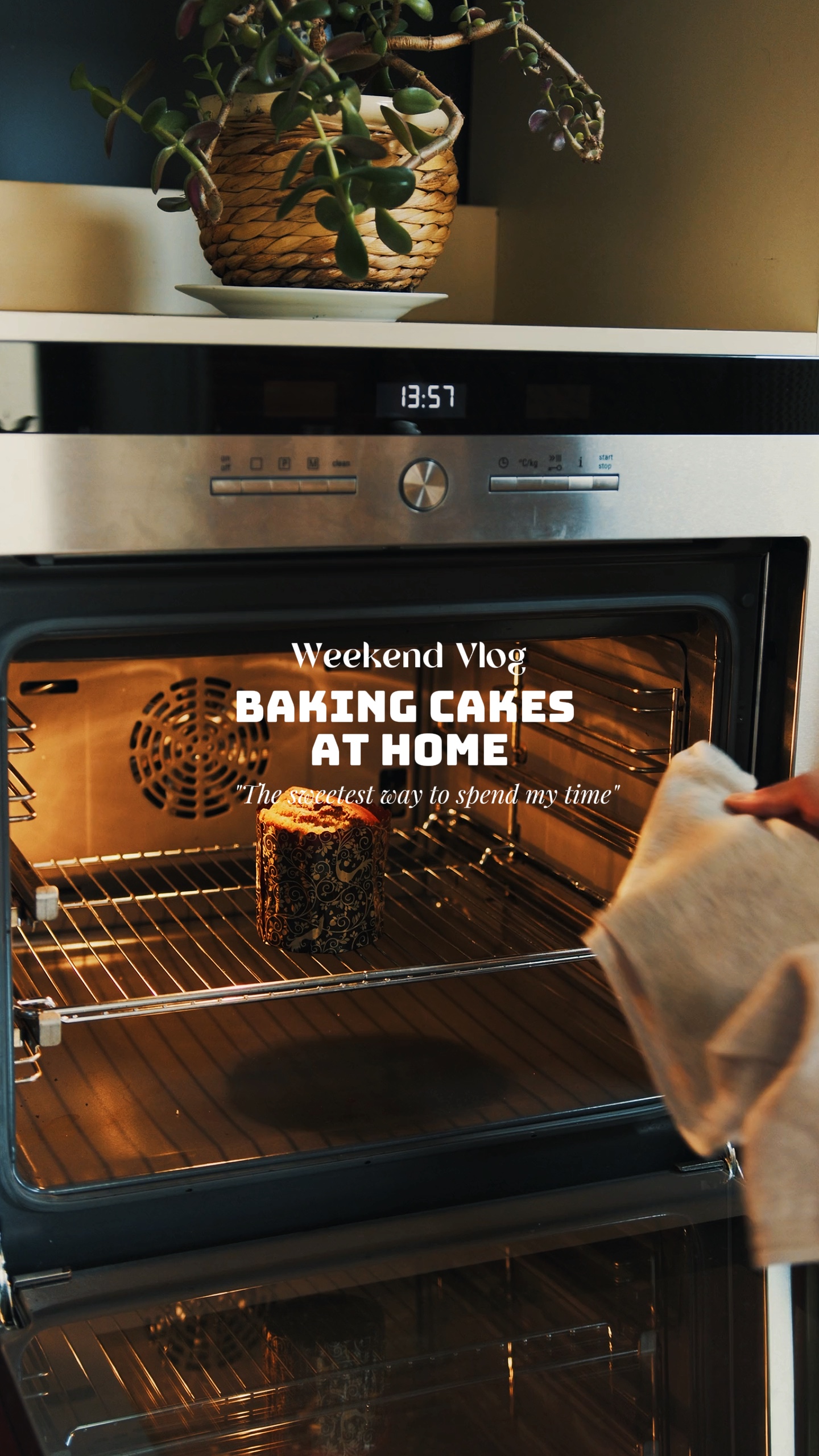 Baking cake