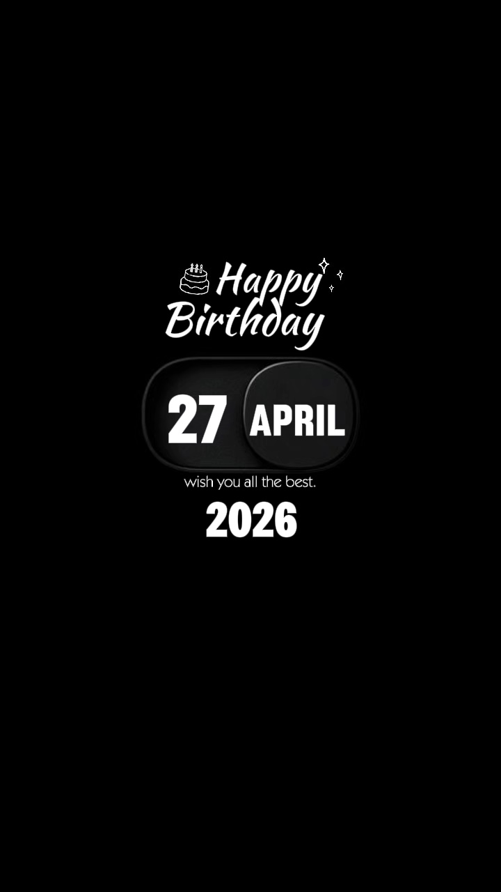 APRIL 27 BIRTHDAY