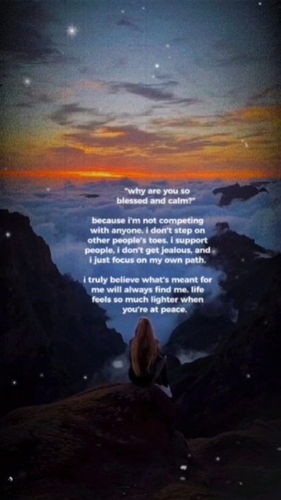 blessed and calm
