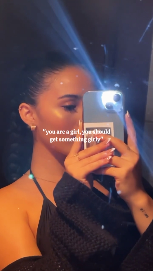 Tu es une fille