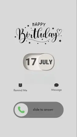 BIRTHDAY 17 JULY