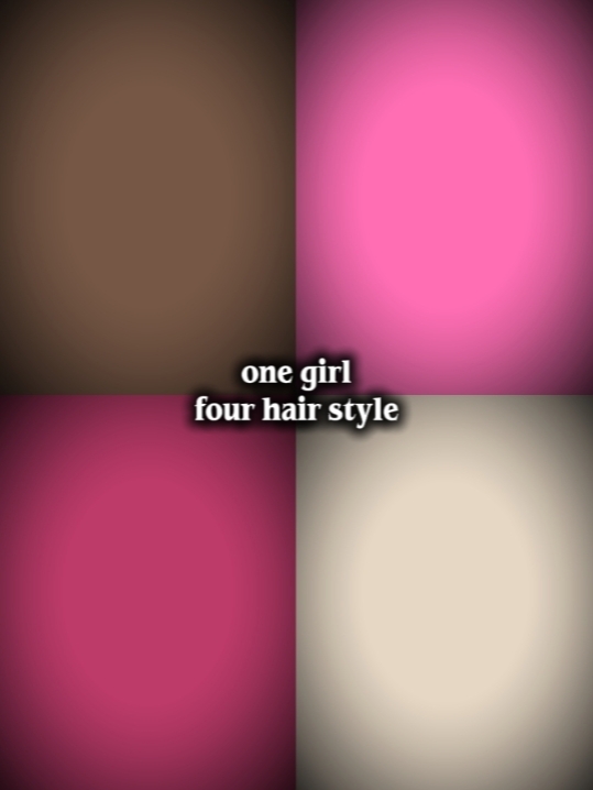 onegirlfourhairstyle