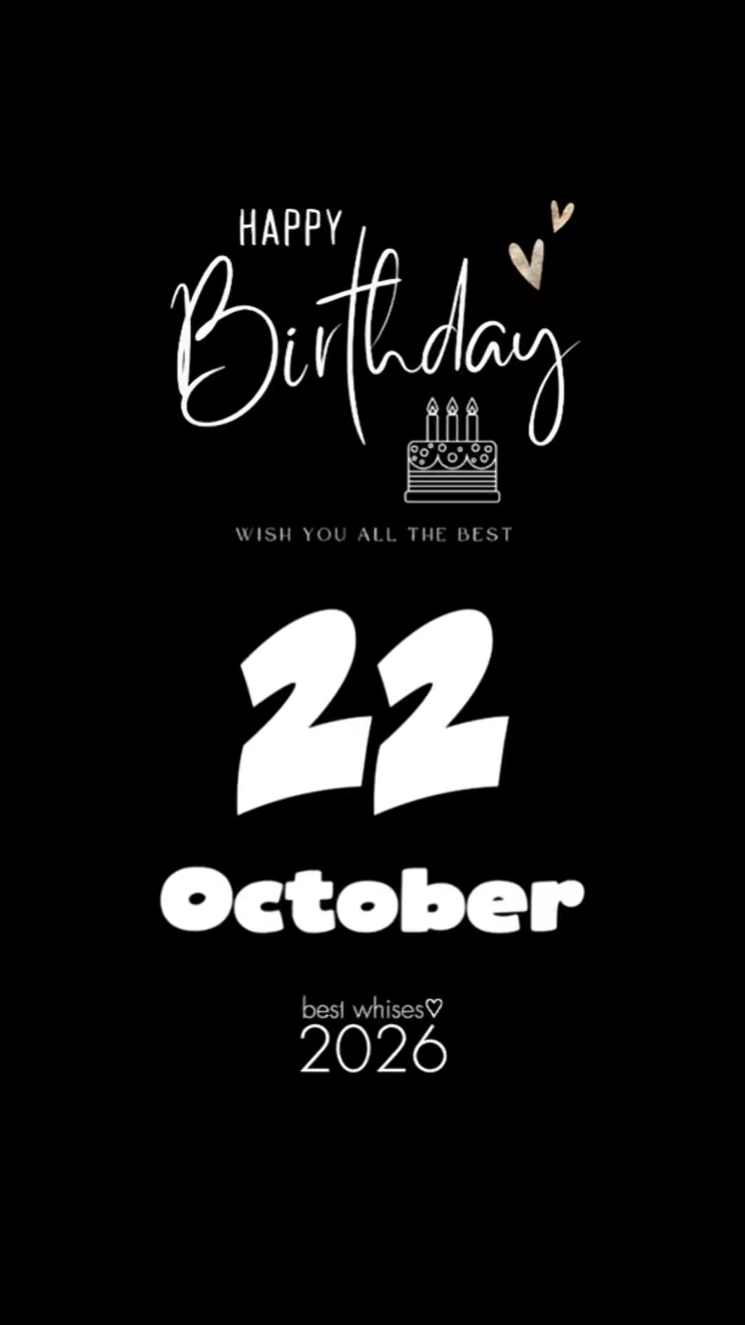 hbd 22 october 