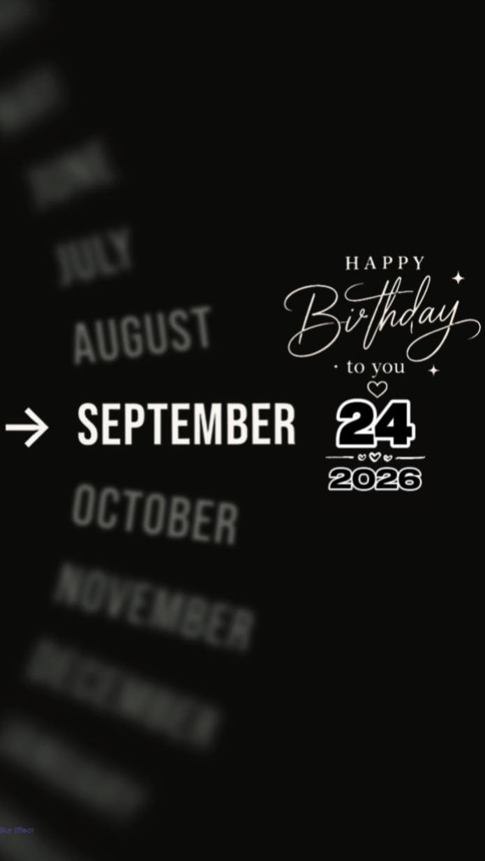 24 de setembro brthdy