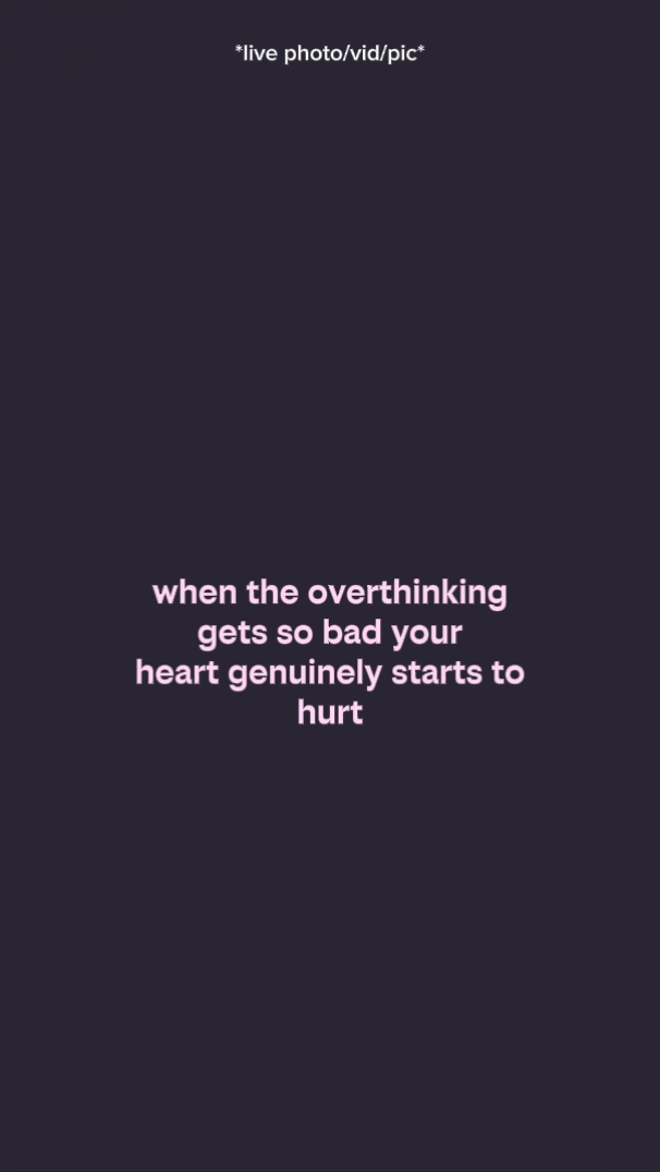 Kapag ang overthinkin