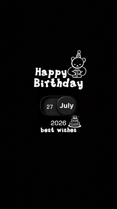 Happy birthday 