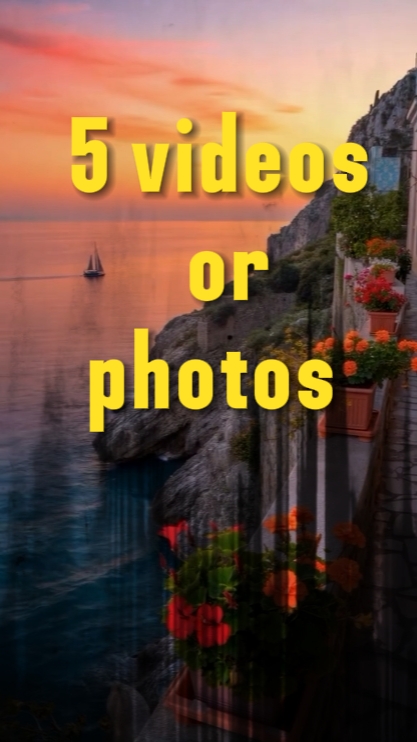 5 videos or photos 