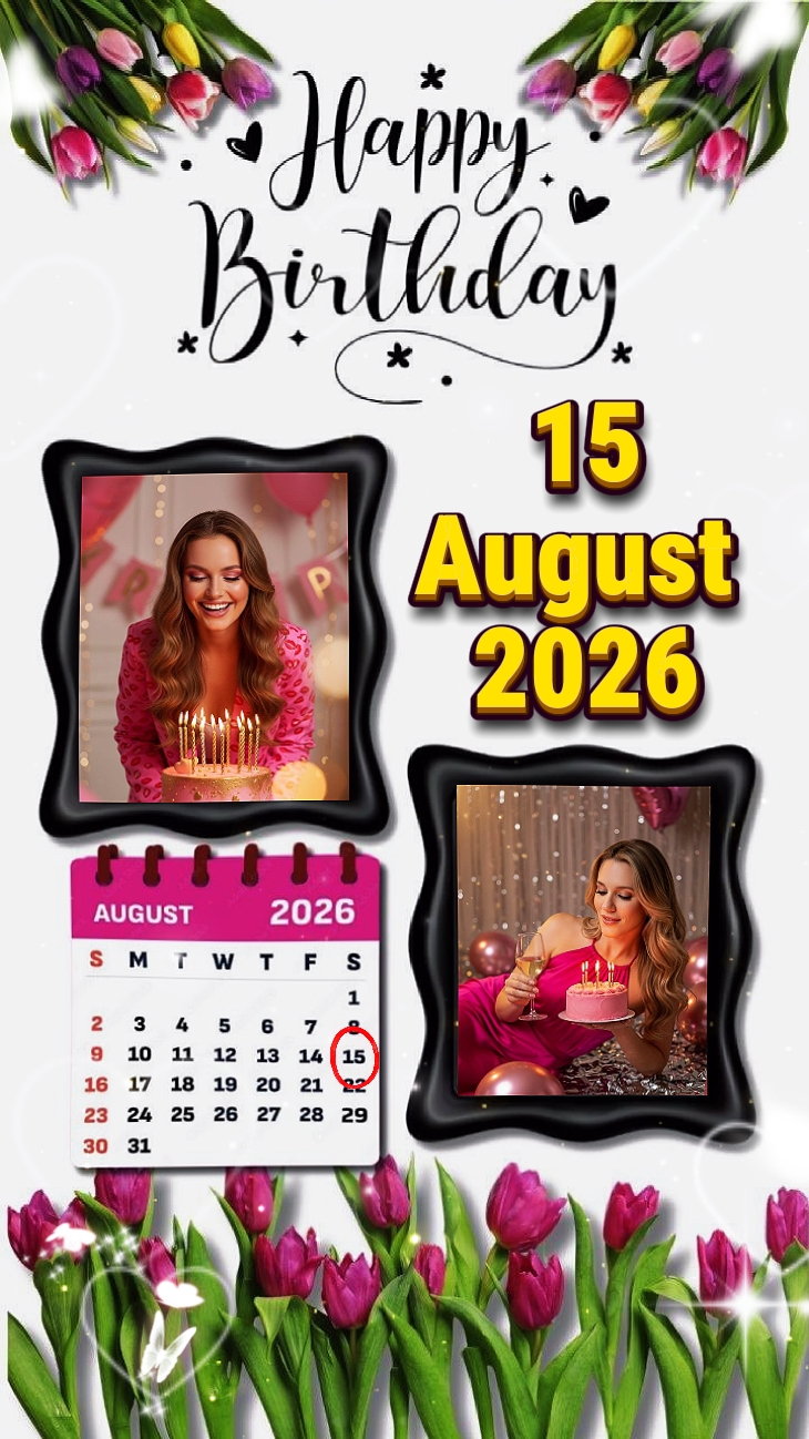 HBD 15 August 2026