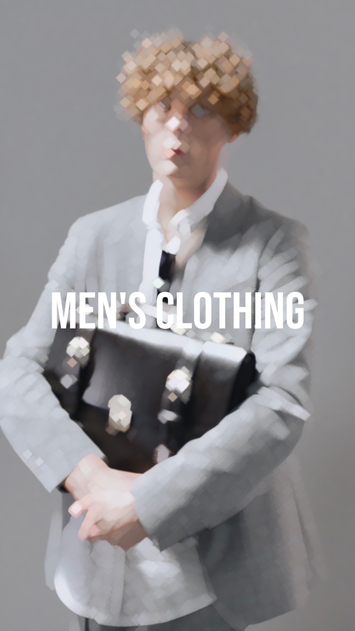 Pantalla de productos de ropa para hombres que golpean el estilo TikTok