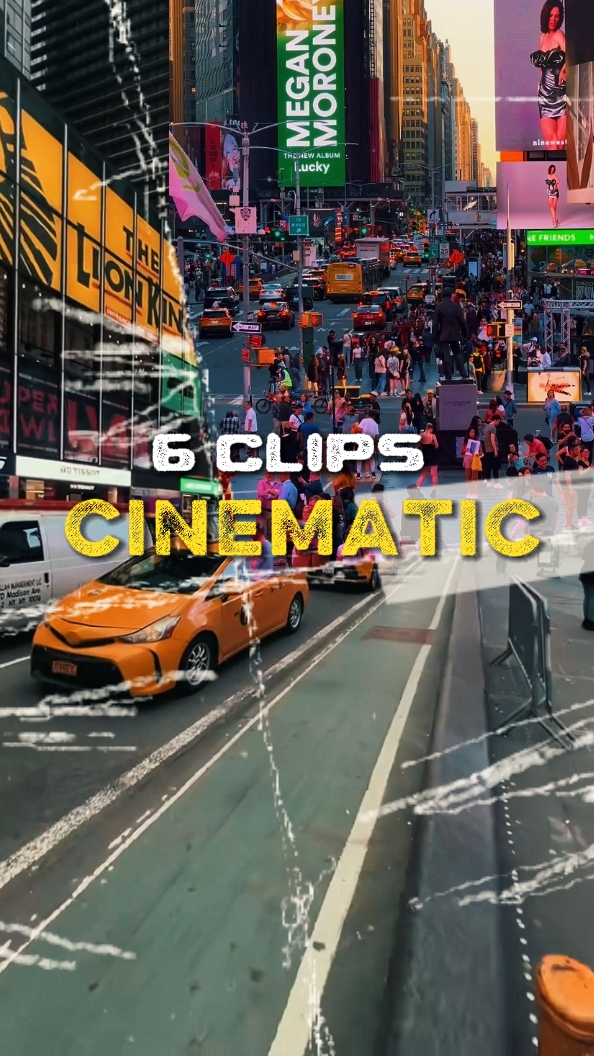 6 clips cinématiques 