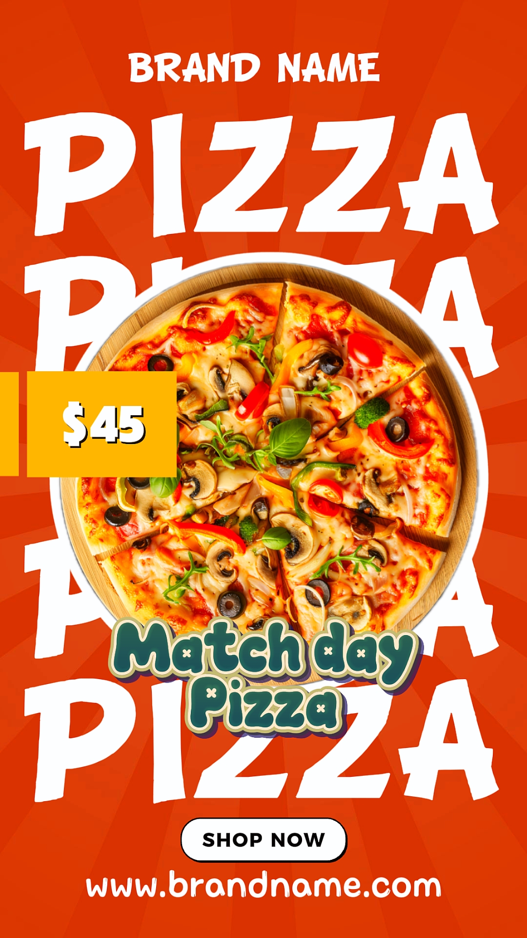 Pizza do dia do jogo 
