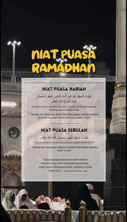 niat puasa ramadhan
