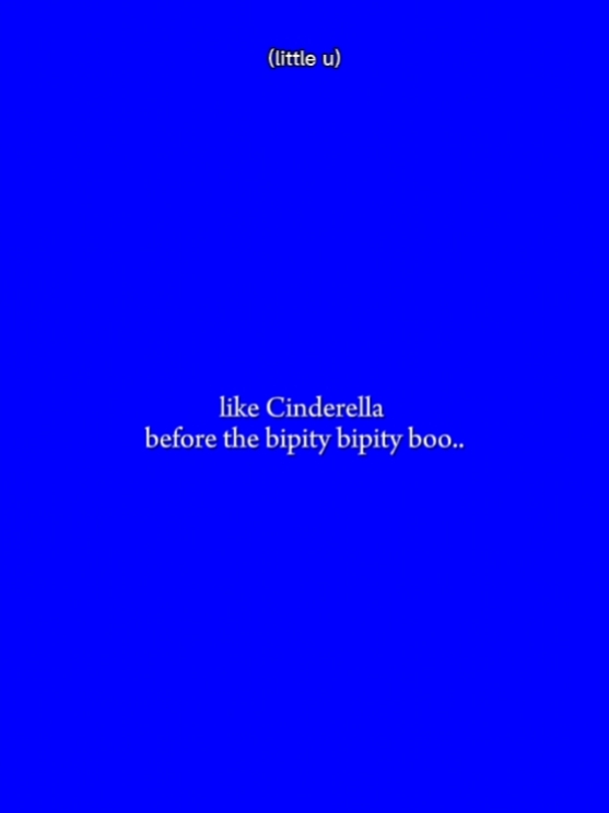 Comme Cendrillon 