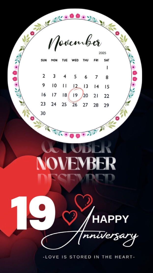 ANNIV 19 NOVEMBER. 