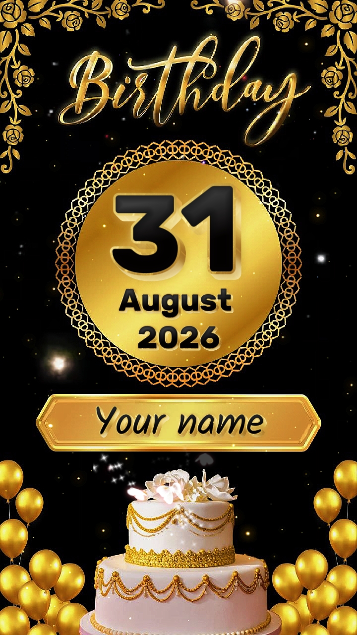 HBD 31 August 2026