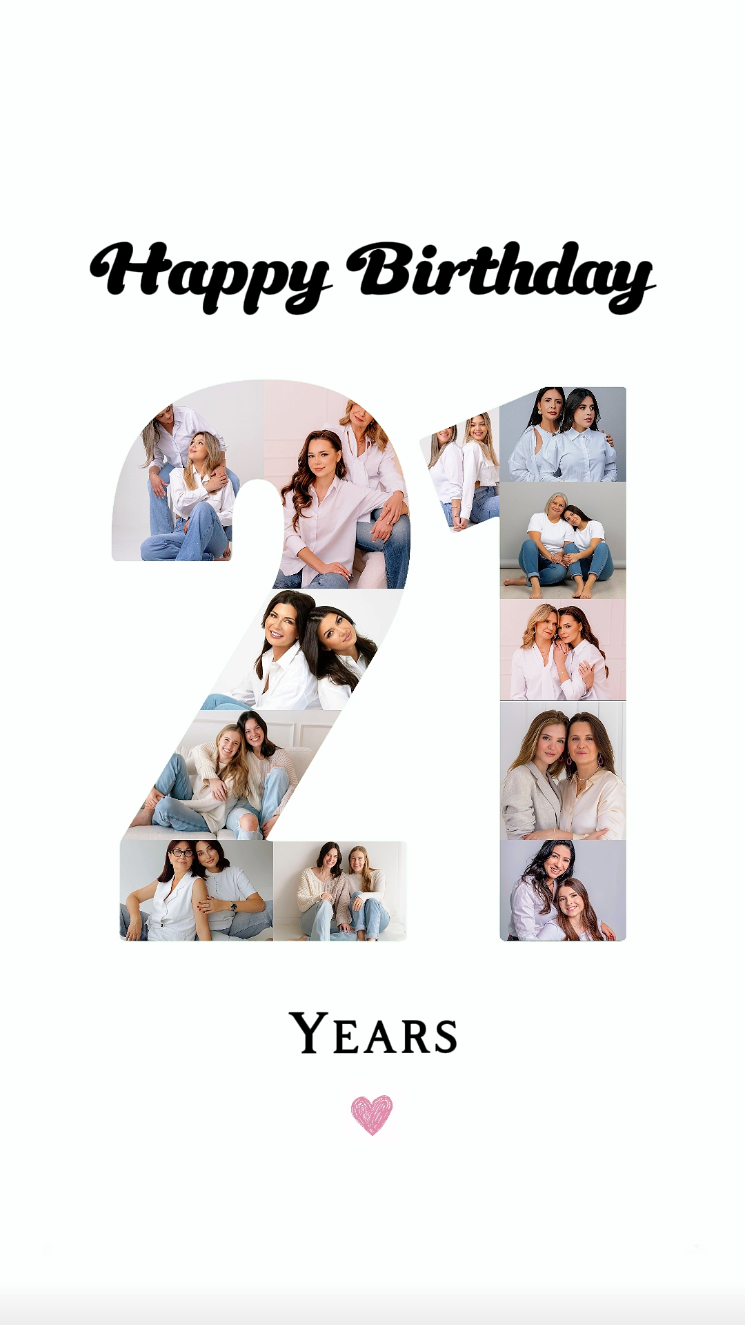 Birthday 21 years