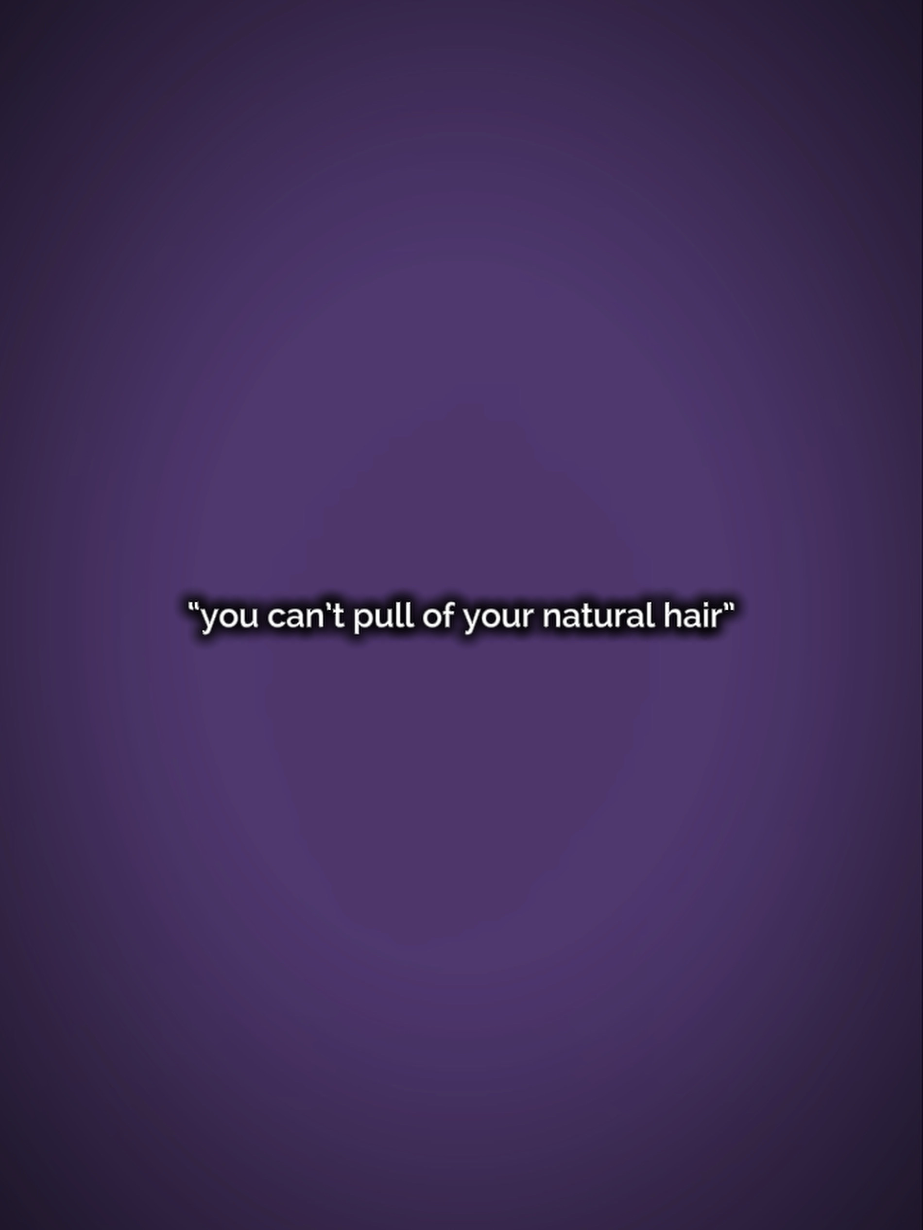 Cheveux naturels