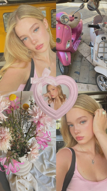 pink scrapbook