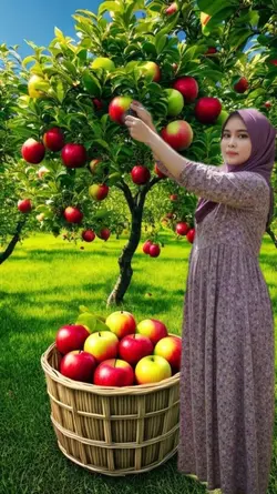 apel yang merah