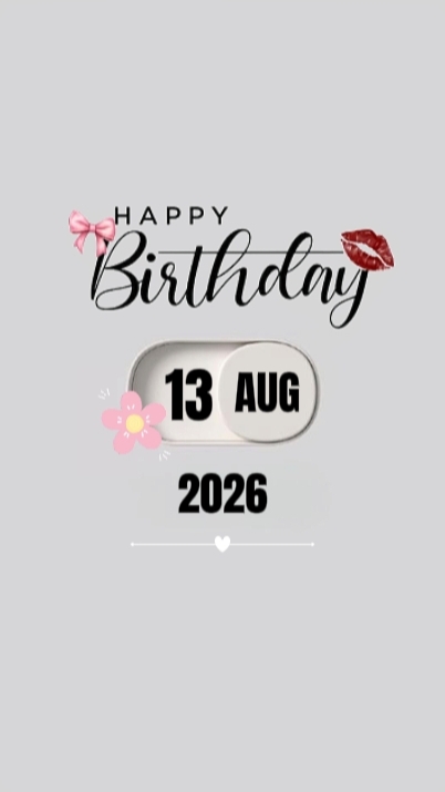 ANIVERSÁRIO MEU AMOR 13 DE AGOSTO