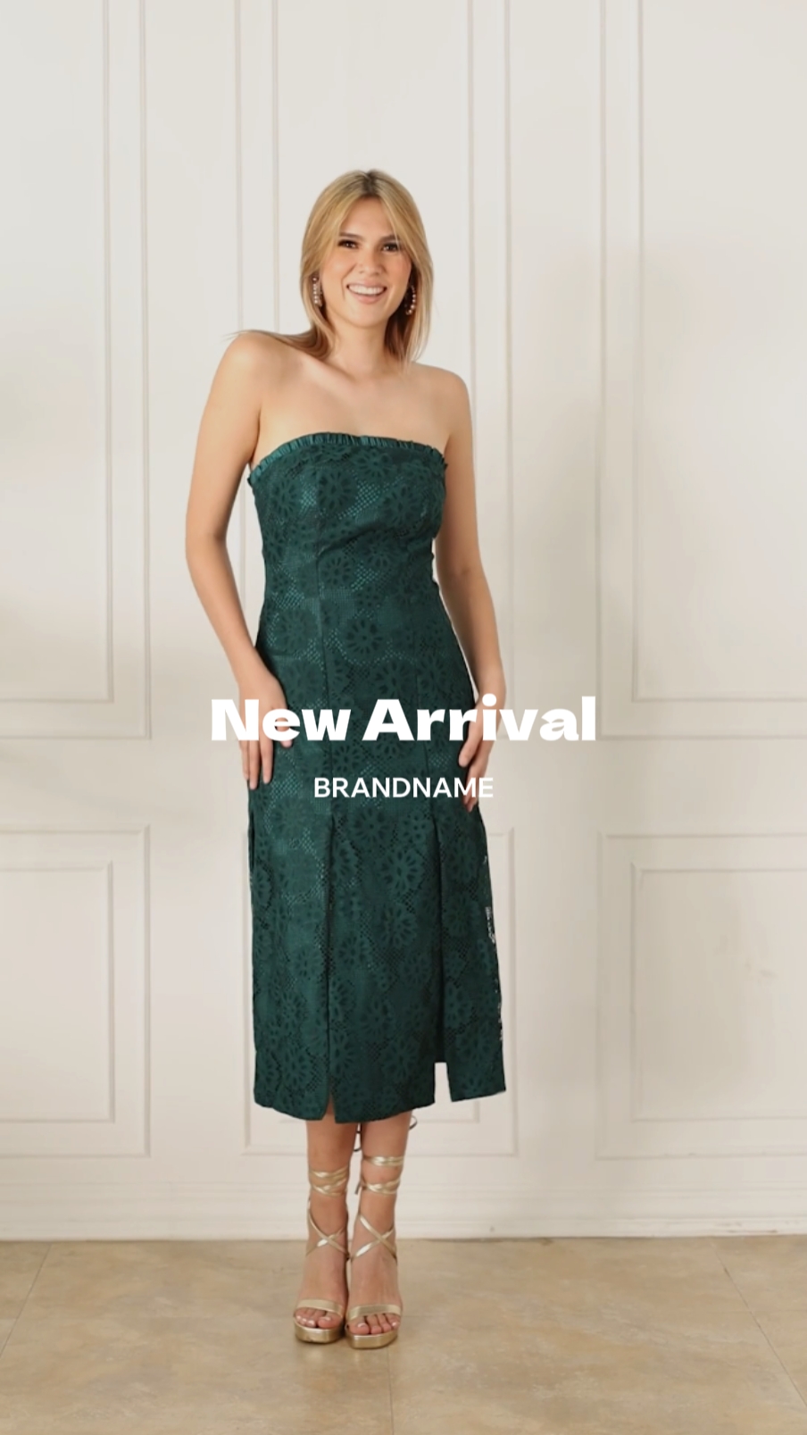 Original da moda, exibição de produtos de vestido,
Estilo Minimalista, Estilo TikTok