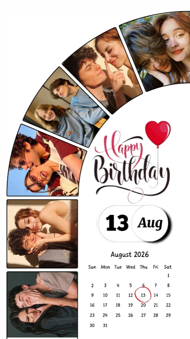 BIRTHDAY AUGUST 13