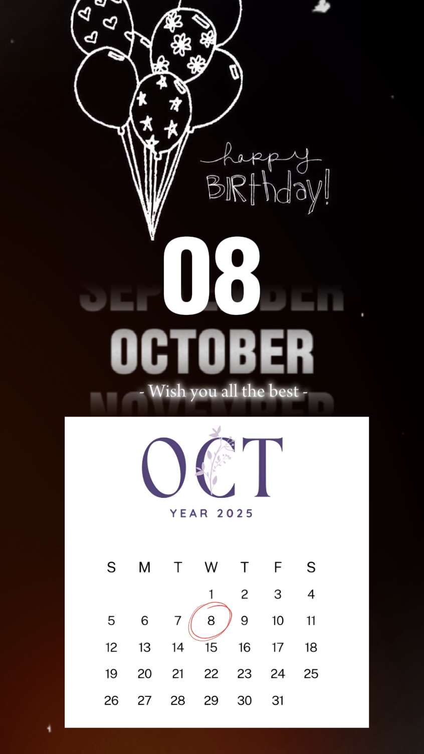 birthday 08 October
